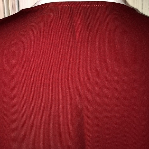 UNIQLO Red Sleeveless V Neck Sheath Dress Size Small - Picture 5 of 7